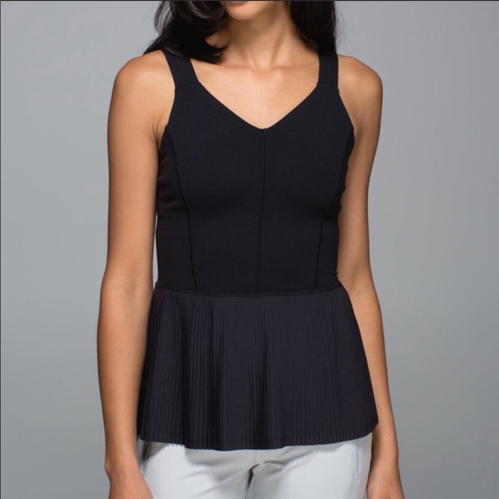 Lulu Lemon peplum workout tank, no tags